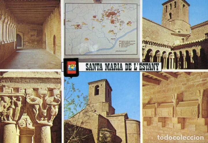 Postales: m03684 7093 Santa Maria De L'estany Varios Aspectos 1973 Escudo De Oro N&ordm;2