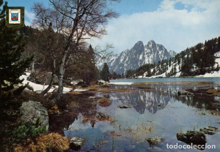 Postales: m03717 Vall D'espot Lago San Mauricio Y Els Encantats 1964 Escudo De Oro N&ordm;903