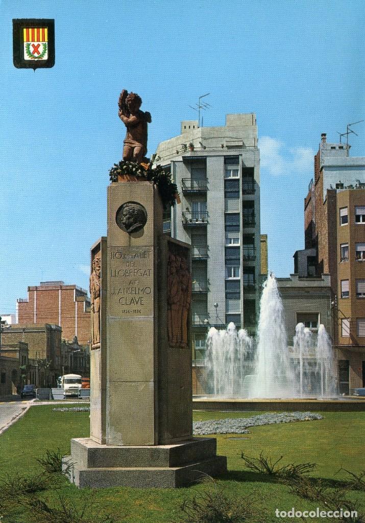 Postales: m04058 Hospitalet De Llobregat Monumento A Anselm Clave 1970 Escudo De Oro N&ordm;5798