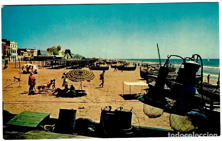 Postales: Calafell- Playa - Fot. Campa&ntilde;&aacute; y Puig-Ferr&aacute;n - Serie II N&uacute;m 320 - 147x97 mm.