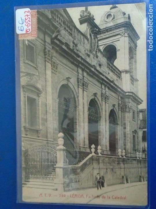 Postales: (PS-65573)POSTAL DE LERIDA-FACHADA DE LA CATEDRAL.A.T.V.752