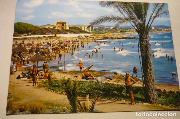Postales: postal roda de bara .-playa escrita