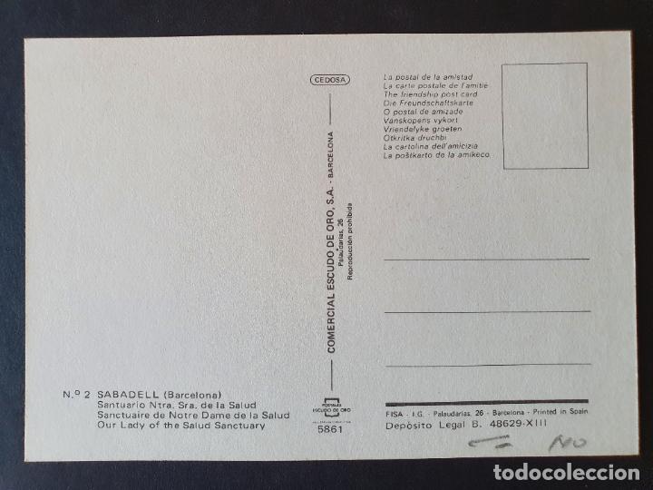 Postales: POSTAL SABADELL (ORIGINAL SIN CIRCULAR) - Foto 2
