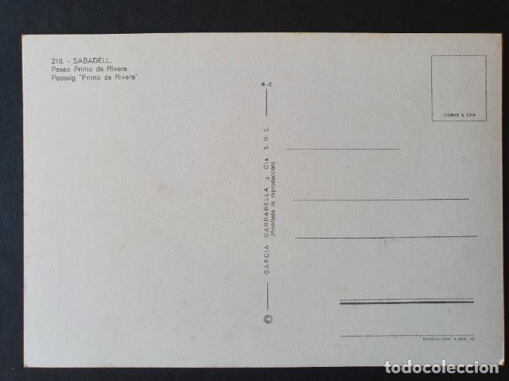 Postales: POSTAL SABADELL (ORIGINAL SIN CIRCULAR) - Foto 2