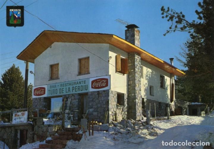 Postcards: m04341 La Molina Bar Restaurante Turo De La Perdiu 1968 Escudo De Oro N&ordm;4128 coca cola