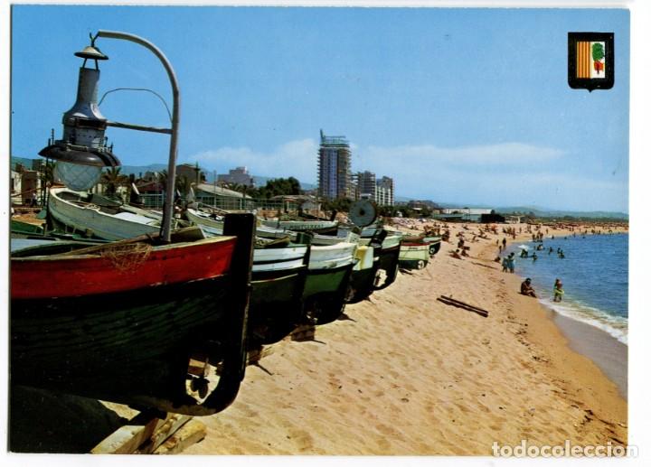 Postkarten: m04358 6024 Mataro Detalle De La Playa 1971 Escudo De Oro N&ordm;6024