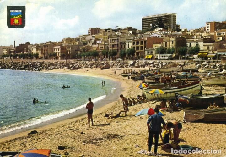 Postkarten: m04383 Masnou Vista Parcial Playa 1966 Escudo De Oro N&ordm;2572