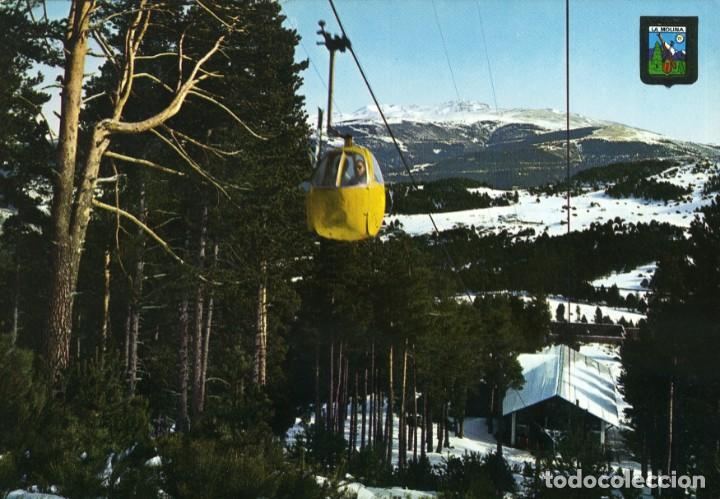 Postkarten: m04442 La Molina Estacion De Telecabina Al Fondo El Puigmal 1967 Escudo De Oro N&ordm;3334