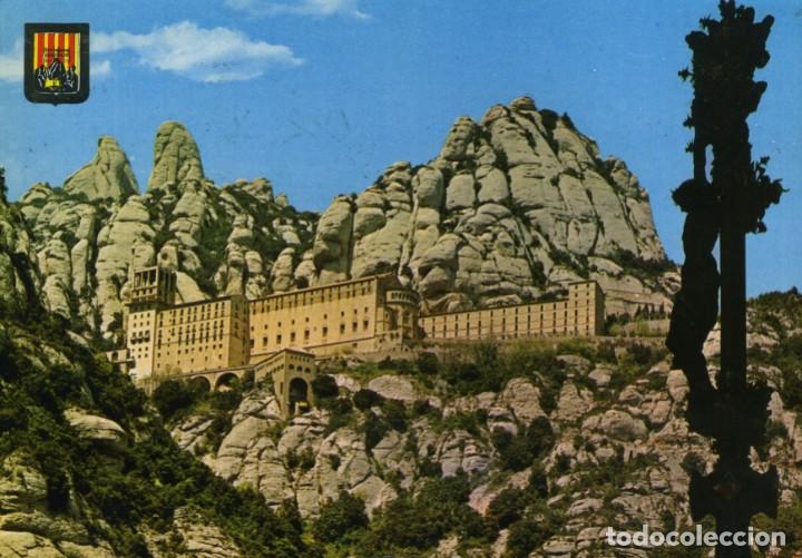 Postales: m04526 Montserrat Vista Desde El Camino De La Cueva 1962 Escudo De Oro N&ordm;384