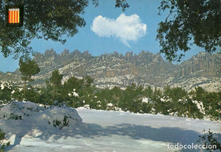 Postales: m04538 Catalunya Tipica Hivern A Montserrat 1964 Escudo De Oro N&ordm;1211