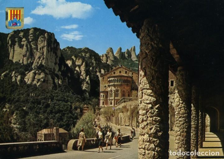 Postales: m04571 Montserrat Abside De La Basilica 1962 Escudo De Oro N&ordm;385