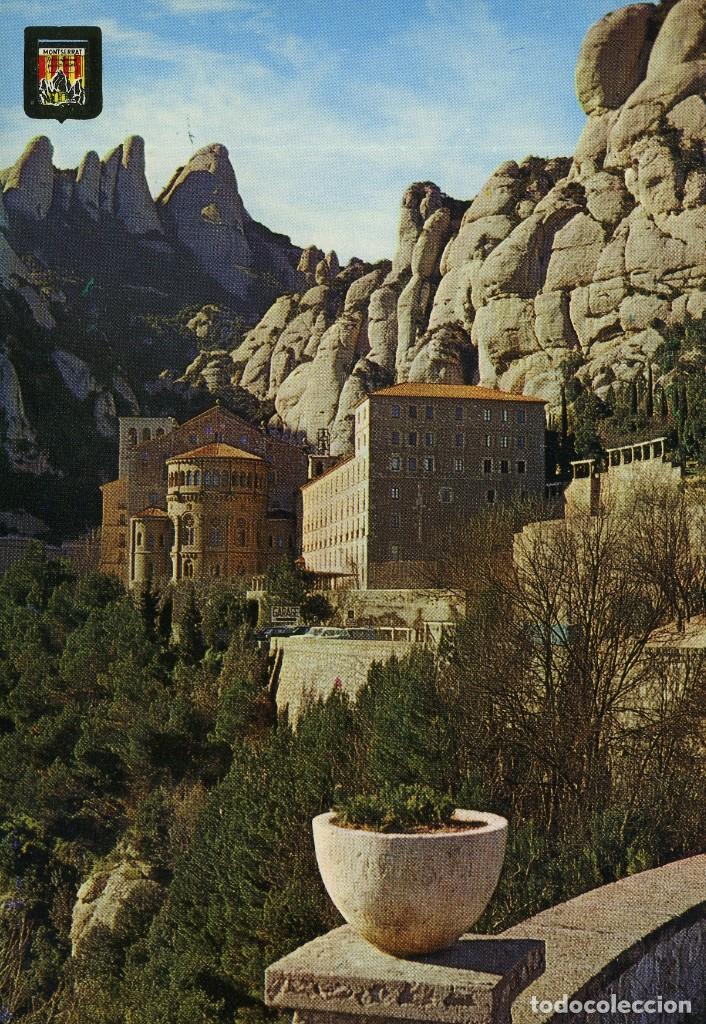 Postales: m04572 Montserrat El Monasterio Y Los Picos De Sta Magdalena 1973 Escudo De Oro N&ordm;4