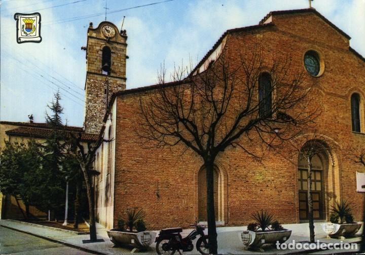 Postkarten: m04632 Mollet Del Valles Iglesia De San Vicente Parroquial 1970 Pergamino N&ordm;1600