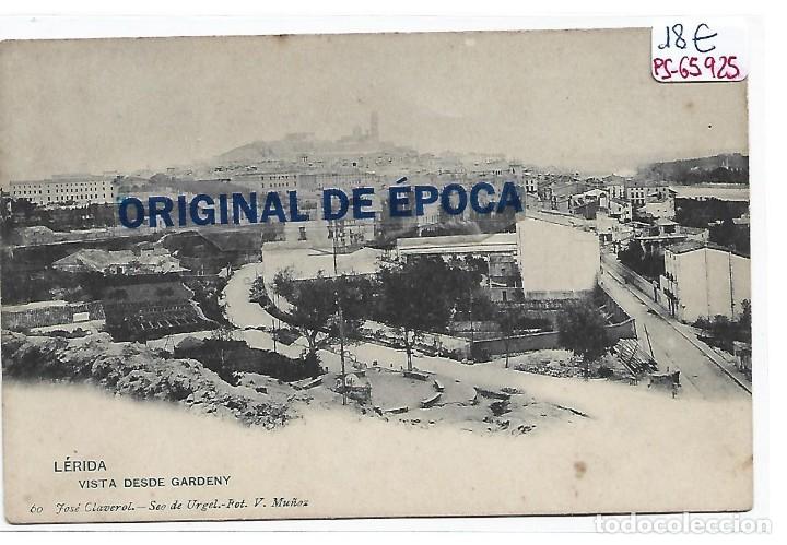 Postales: (PS-65925)POSTAL DE LERIDA-VISTA DESDE GARDENY.JOSE CLAVEROL
