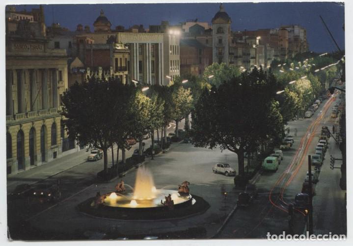 Postales: N&ordm; 132-TARRAGONA. Costa Dorada. Avda. del General&iacute;simo. Nocturno. Sin circular. ED.FOTO COLOR RAYMOD