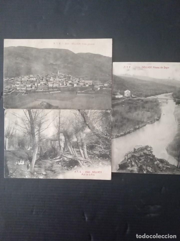 Postales: Lleida.Bellver.3 postals. - Foto 1