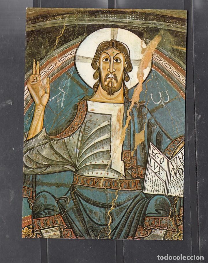 Postales: VALLE DE BOHI. DETALLE DEL ABSIDE. CRISTO EN MAJESTAD
