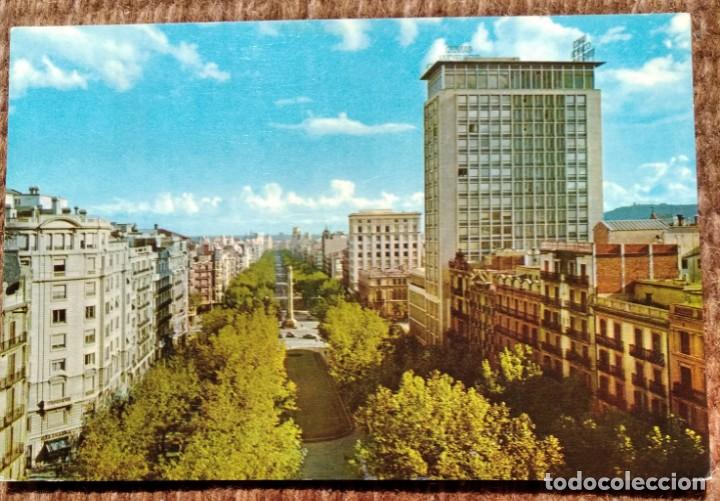 Postales: BARCELONA - PASEO DE GRACIA - Foto 1