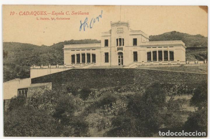 Cartoline: a07110 cadaques escola c. seri&ntilde;ana roisin n&ordm;10