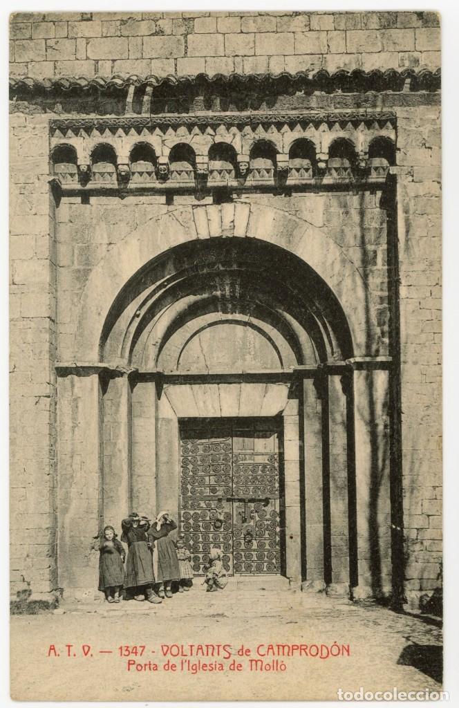 Postkarten: a07144 mollo porta de l'iglesia atv n&ordm;1347
