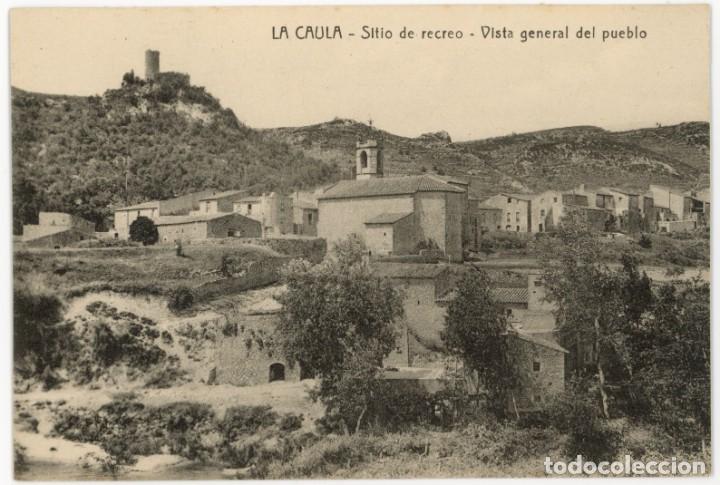 Postcards: a07157 LES ESCAULES la caula sitio de recreo vista general del pueblo trayter