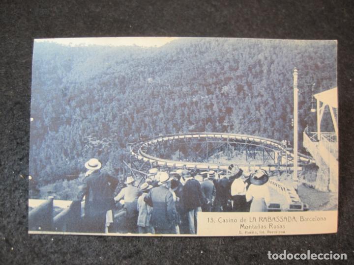 Postales: BARCELONA-CASINO DE LA RABASSADA-MONTA&Ntilde;AS RUSAS-ROISIN-13-POSTAL ANTIGUA-(82.006)