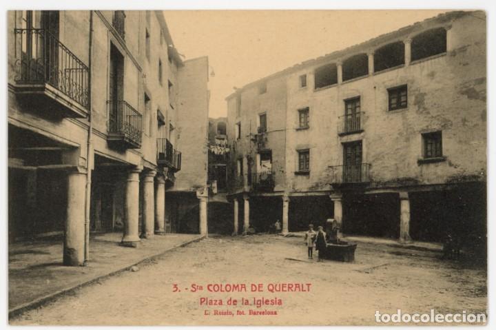 Postcards: a07161 santa coloma de queralt plaza de la iglesia roisin n&ordm;3