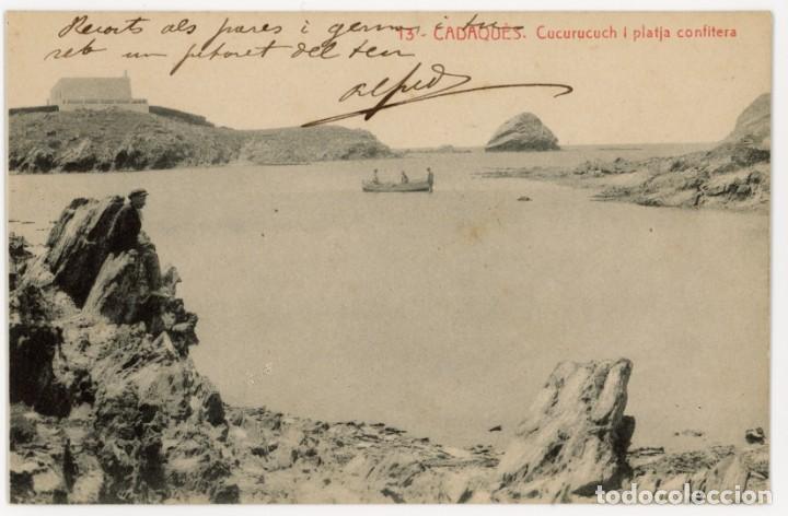 Postales: a07190 7802 cadaques cucurucuch i platja confitera thomas n&ordm;13