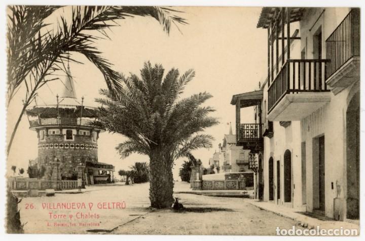 Postkarten: a07203 vilanova i la geltru torre y chalets roisin n&ordm;26