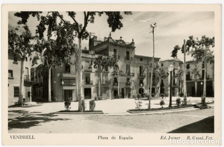 Cartoline: a07217 vendrell plaza de espa&ntilde;a gasso fotografica