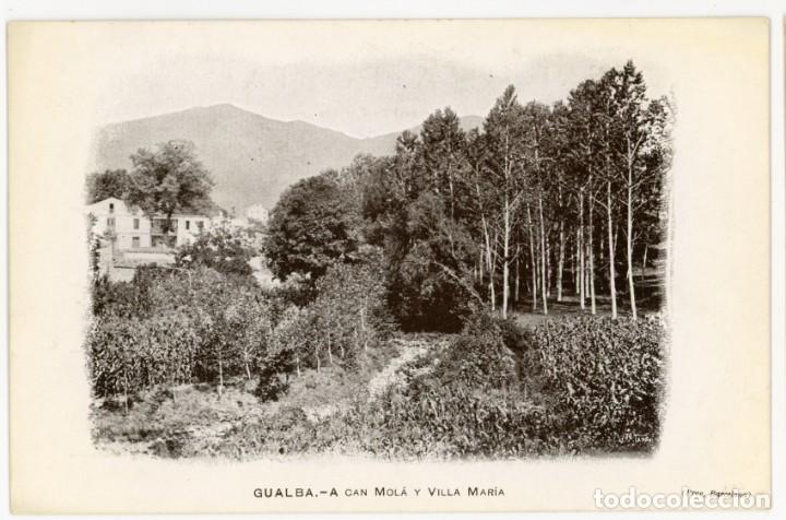 Postcards: a07236 gualba a can mola y villa maria lasso n&ordm;62381 reverso sin dividir