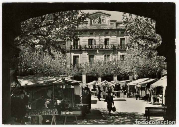 Postkarten: a07278 sant celoni plaza mercado soberanas n&ordm;7 escrita animada