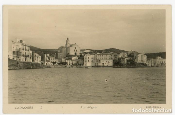 Postkarten: a07317 cadaques port alguer nadal n&ordm;17 fotografica circulada