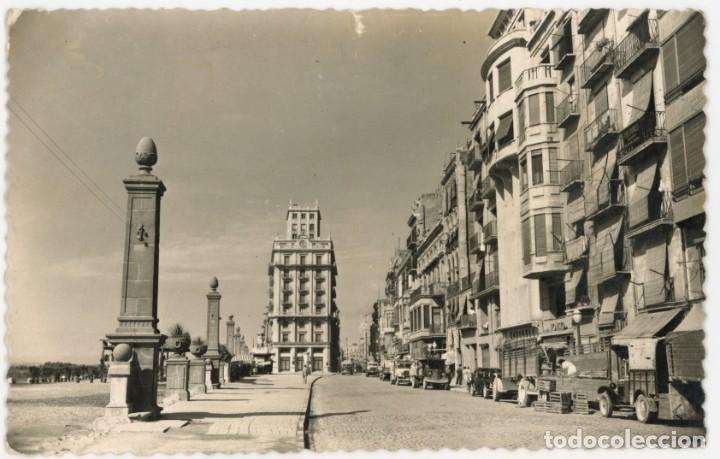 Postkarten: a07324 llieda av blondel edificio montepio ed sicilia n&ordm;26 fotografica camiones circulada