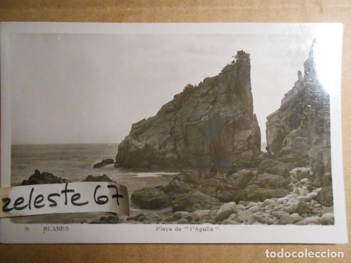 Postales: BLANES - PLAYA DE LAGUILA - Foto 1