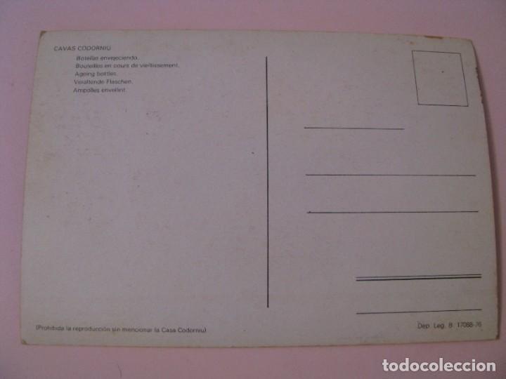 Postales: POSTAL DE CAVAS CODORNIU. 1976. - Foto 2