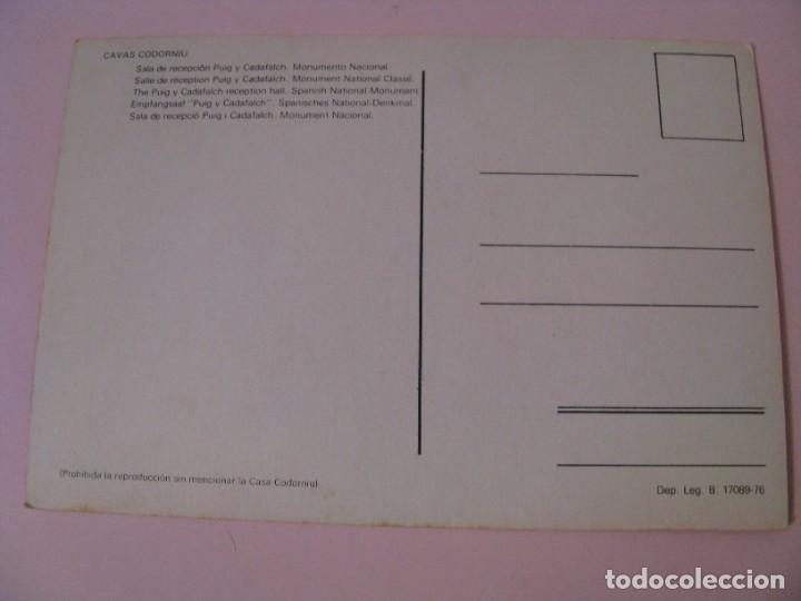 Postales: POSTAL DE CAVAS CODORNIU. 1976. - Foto 2