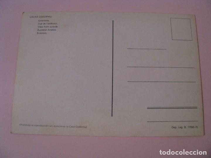 Postales: POSTAL DE CAVAS CODORNIU. 1976. - Foto 2