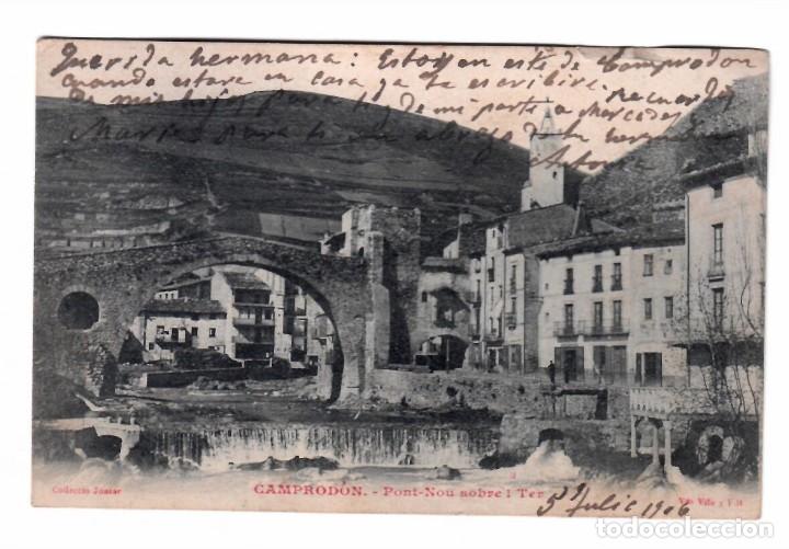 Cartes Postales: CAMPRODON- PONT-NOU SOBRE'L TER - VDA VILA Y FILL.