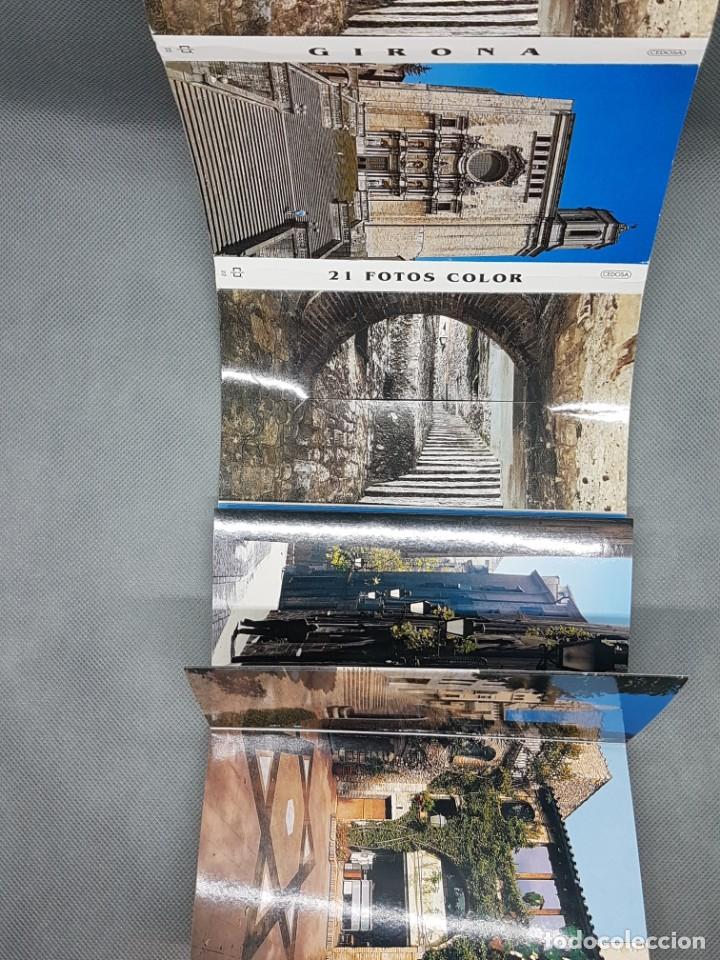 Postales: Tira de 21 postales de Girona - Foto 1