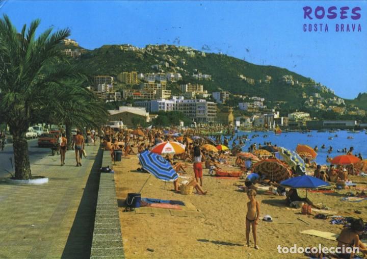 Cartoline: m05420 Roses Platja Dels Pescadors 1982 Ibarz N&ordm;1176