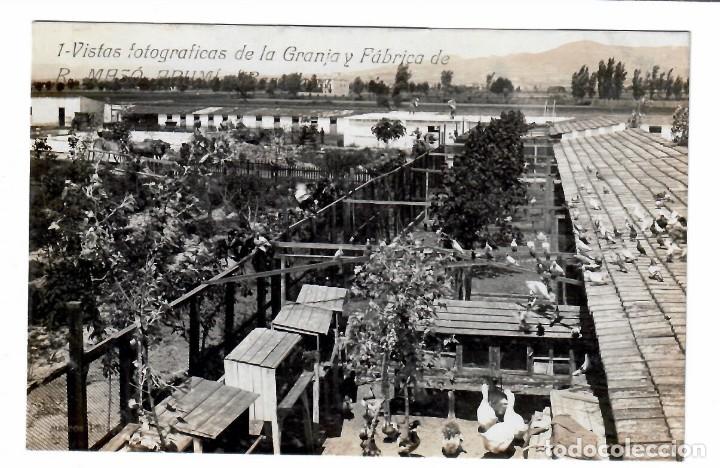Postales: VISTAS FOTOGRAFICAS DE LA GRANJA Y F&Aacute;BRICA DE R. MAS&Oacute; ARUM&Iacute;. BARCELONA.N&ordm;1.