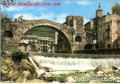 Postales: Camprod&oacute;n.- Puente Romano sobre el r&iacute;o Ter