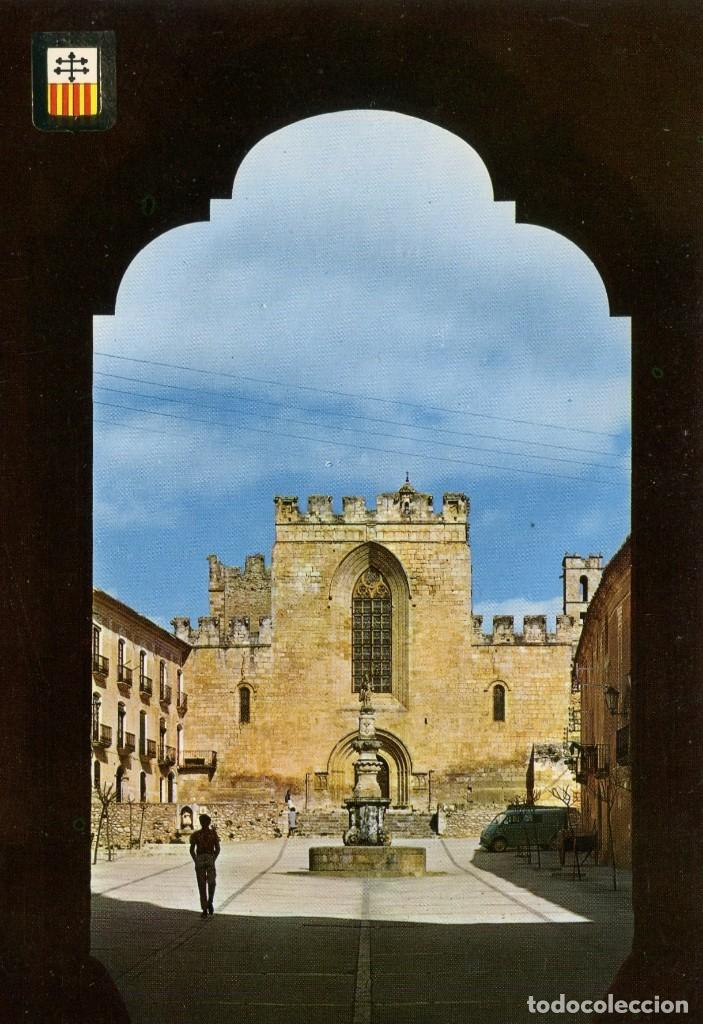 Postales: m05460 Santes Creus Monasterio Fachada De La Iglesia 1968 Escudo De Oro N&ordm;3323 dkw