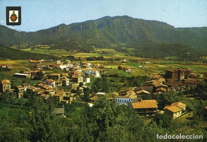 Cartes Postales: m05474 6873 Santa Pau Vista General 1973 Escudo De Oro N&ordm;1