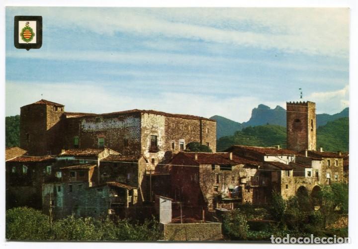 Postales: m05476 Santa Pau Vista Parcial Y Castillo De Barbara 1967 Escudo De Oro N&ordm;3291