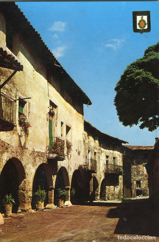 Cartoline: m05477 6875 Santa Pau Calle Tipica 1973 Escudo De Oro N&ordm;3