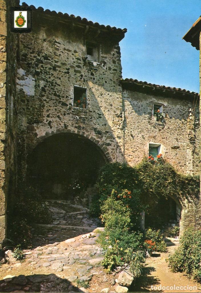 Postkarten: m05478 Santa Pau Detalle Casco Antiguo Vila Vella 1970 Escudo De Oro N&ordm;5377