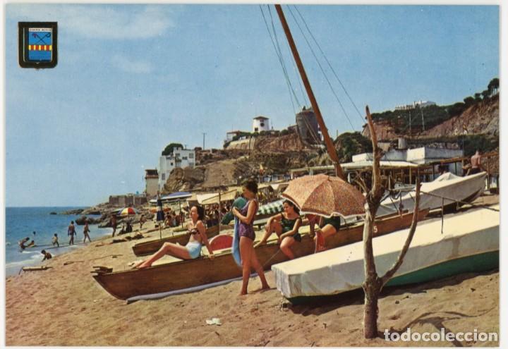 Cartes Postales: m05528 Sant Pol De Mar Playa 1964 Escudo De Oro N&ordm;1108