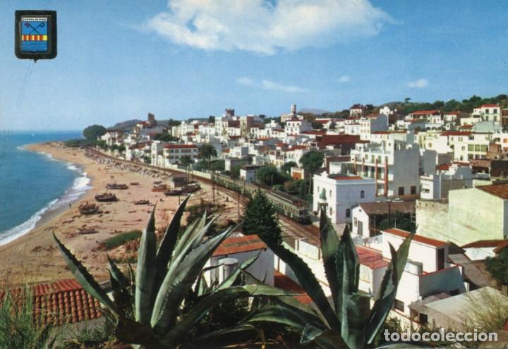 Postais: m05530 Sant Pol De Mar Vista General 1964 Escudo De Oro N&ordm;1204